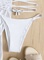Solid Bikini Top - Padded Wireless European Style