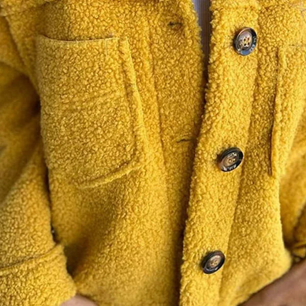 Women's Short Winter Jacket – Lapel Collar