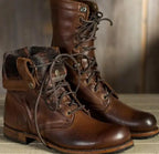 Women's Lace-Up Combat Boots – Timeless Silhouette