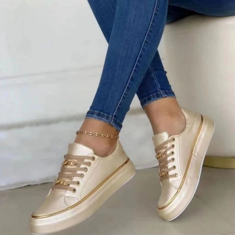 Ava | Chic Cushioned Shoes – Round Toe