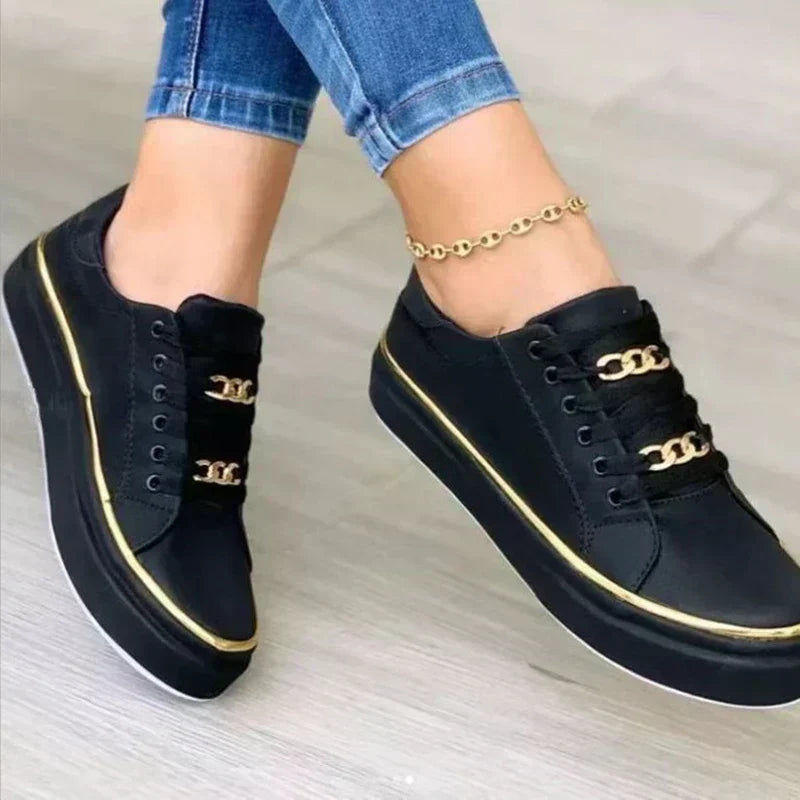Ava | Chic Cushioned Shoes – Round Toe