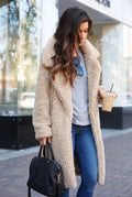 Isla Women’s Long Teddy Coat