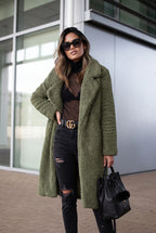 Isla Women’s Long Teddy Coat