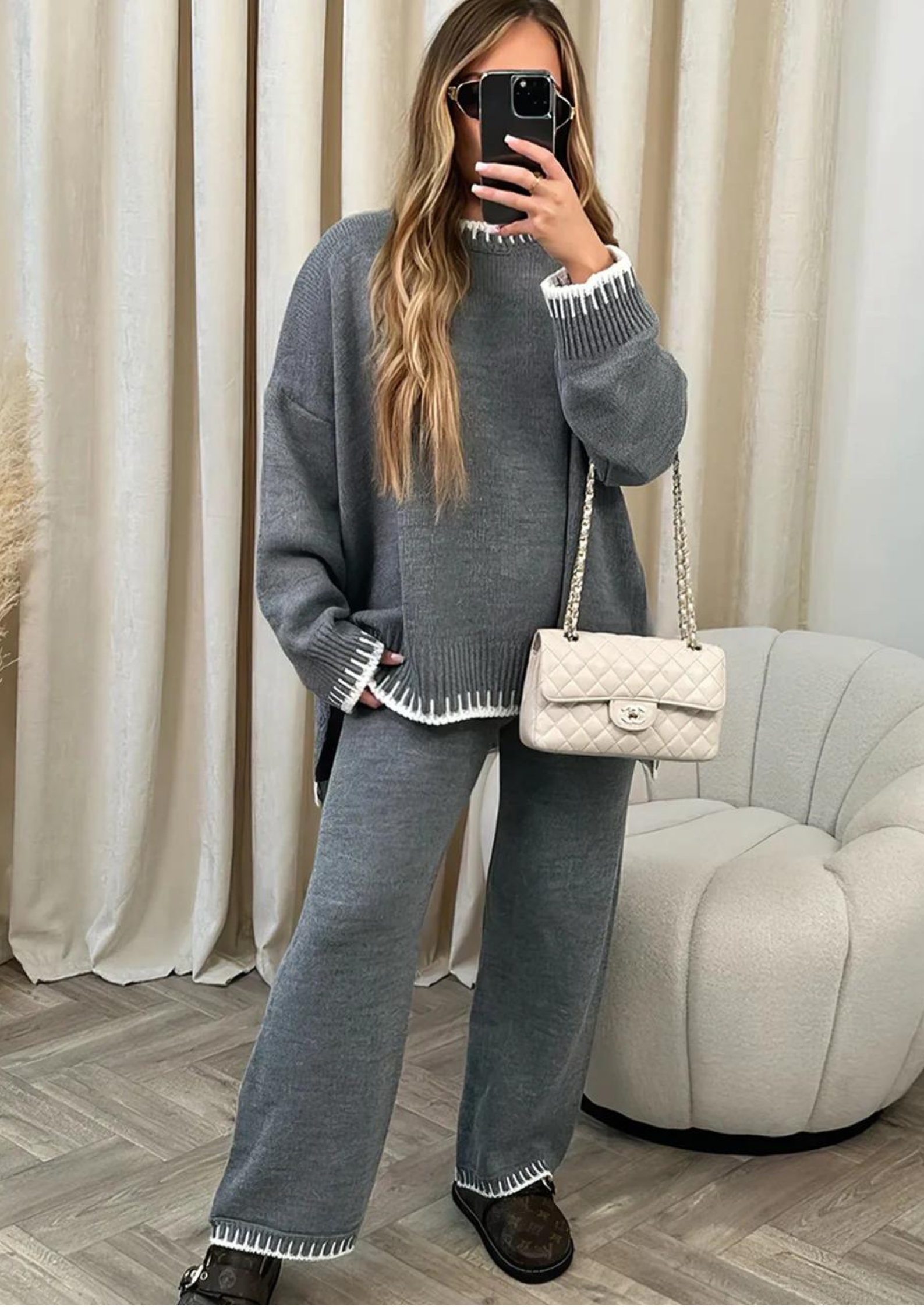 Luciana | Conjunto De Punto Elegante