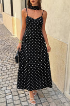 Women's Bodycon Slip Dress – Polka Dot