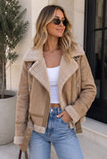Women's Leather Jacket – Teddy Lining