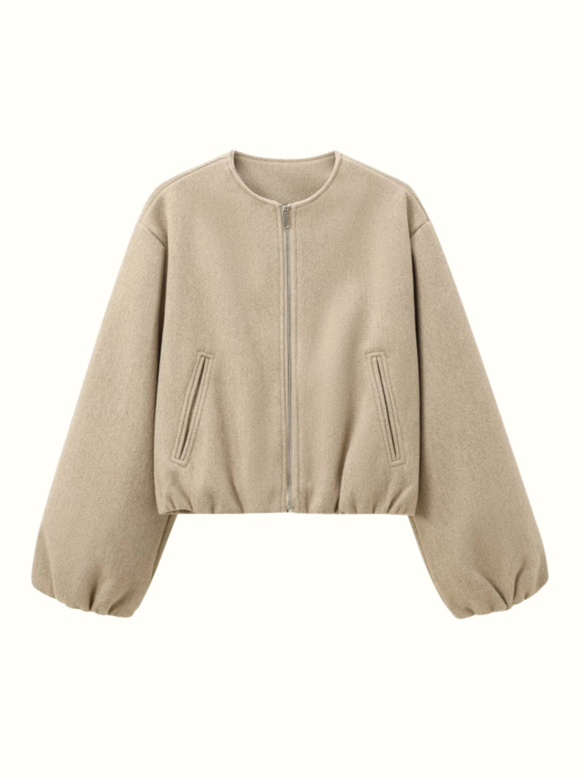 Women's Light Bomber Jacket – Zip Front