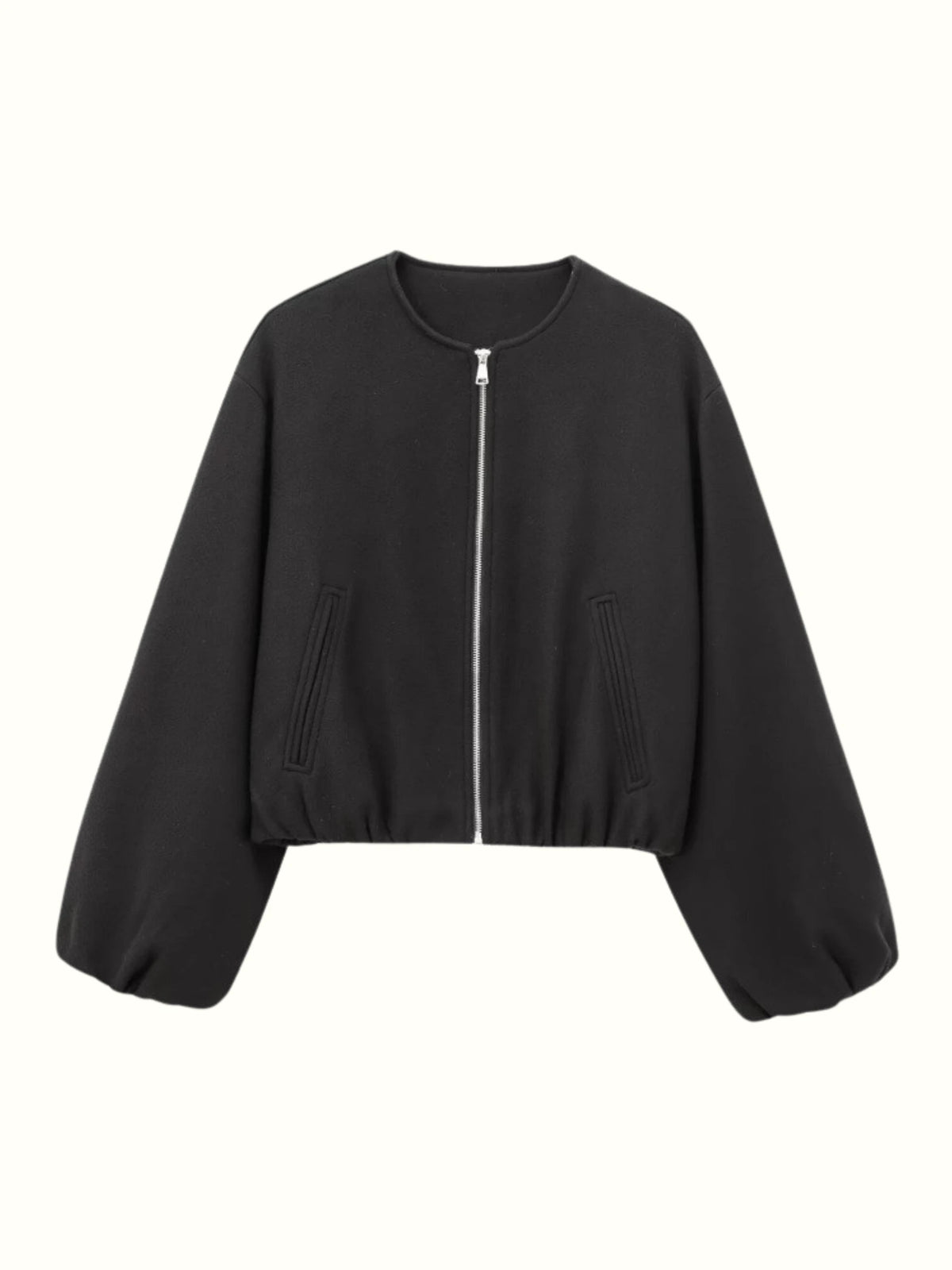 Women's Light Bomber Jacket – Zip Front