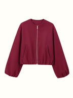 Women's Light Bomber Jacket – Zip Front