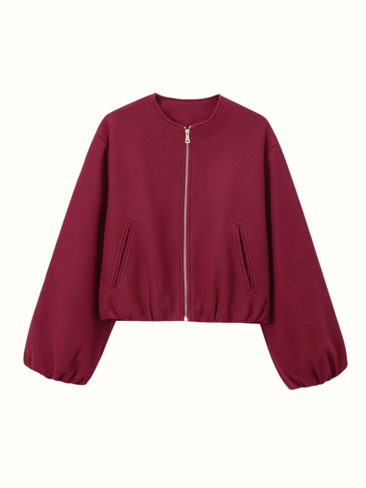 Women's Light Bomber Jacket – Zip Front
