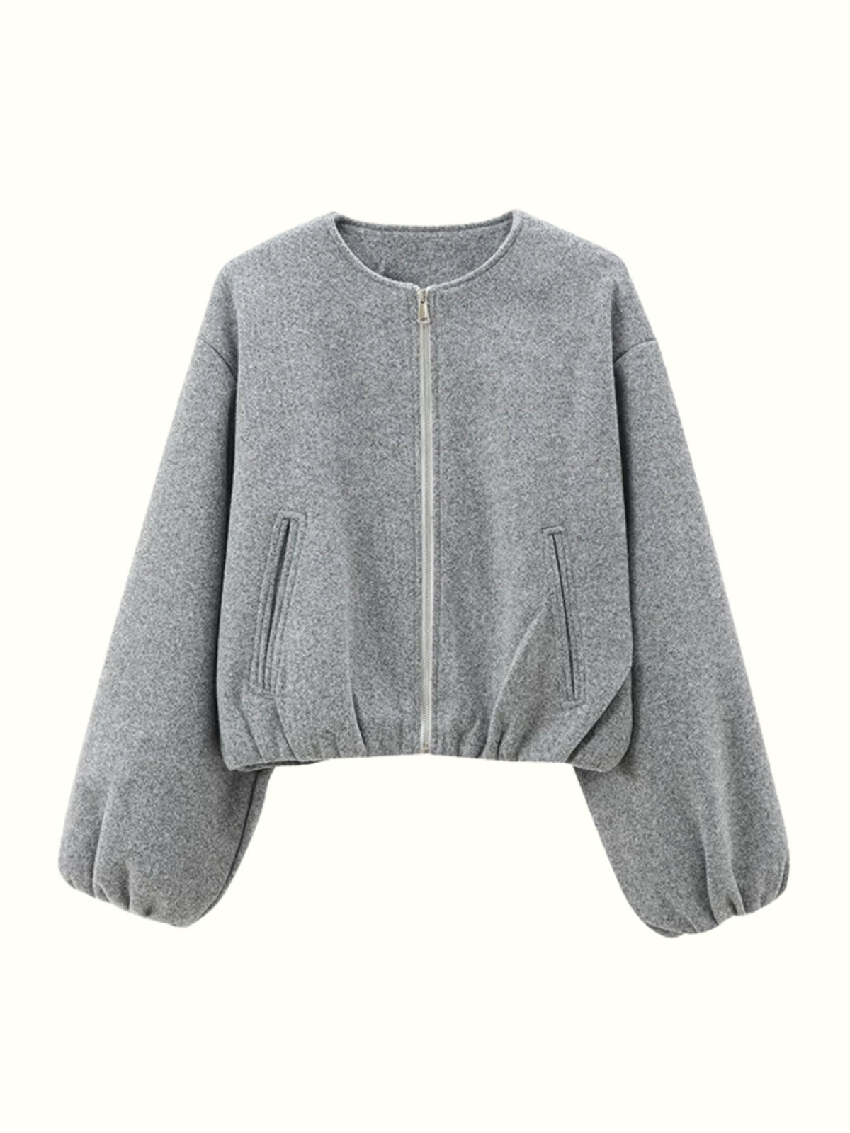 Women's Light Bomber Jacket – Zip Front