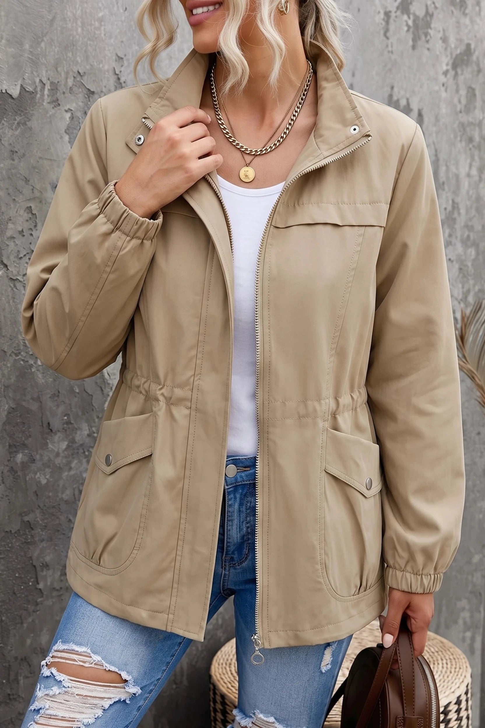 Catherine | Women’s Lightweight Waterproof Trench Coat