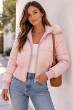 Women's Quilted Winter Jacket – Hooded
