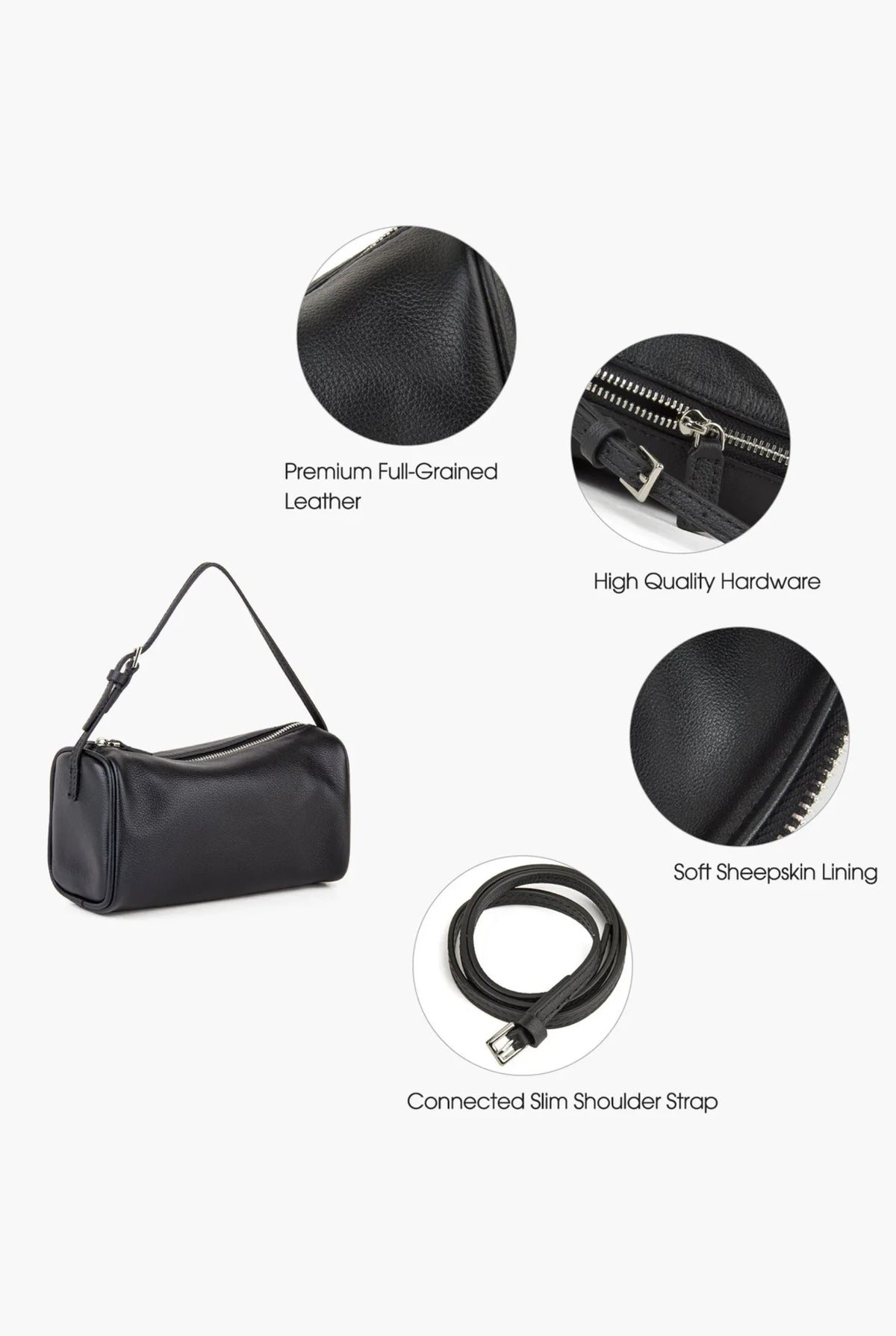 Women's Cylinder Handbag – Crossbody