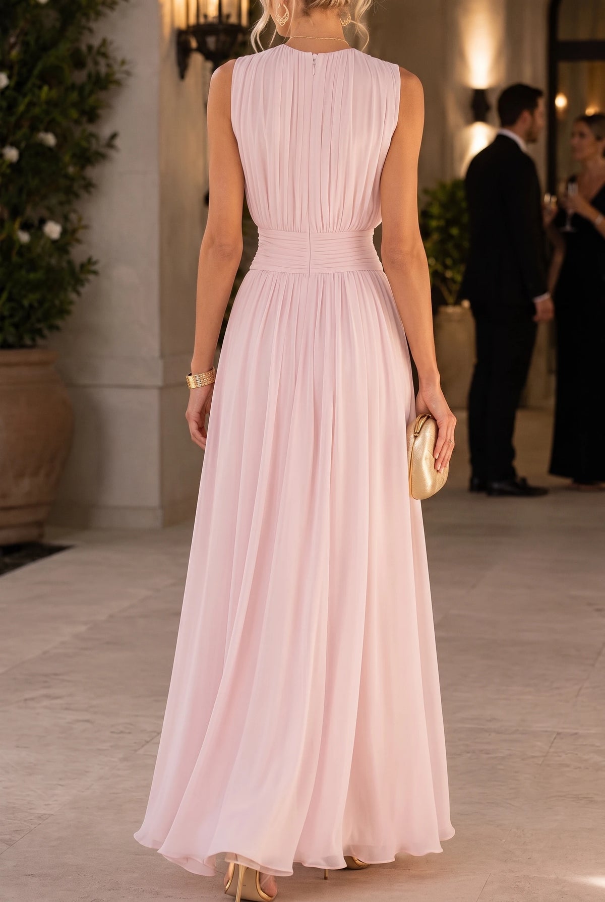 Women's Fitted Maxi Dress – Wedding Guest