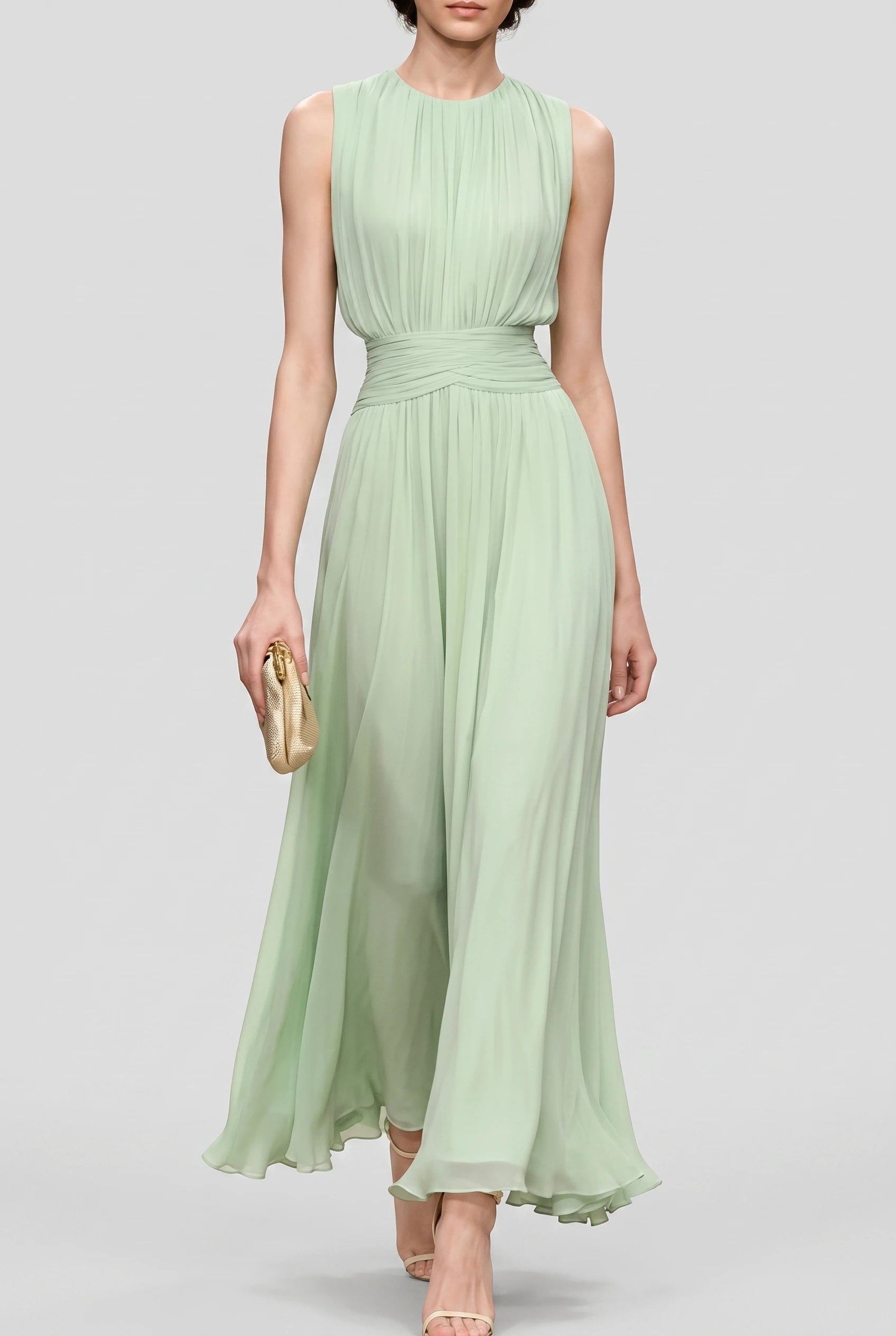 Women's Fitted Maxi Dress – Wedding Guest