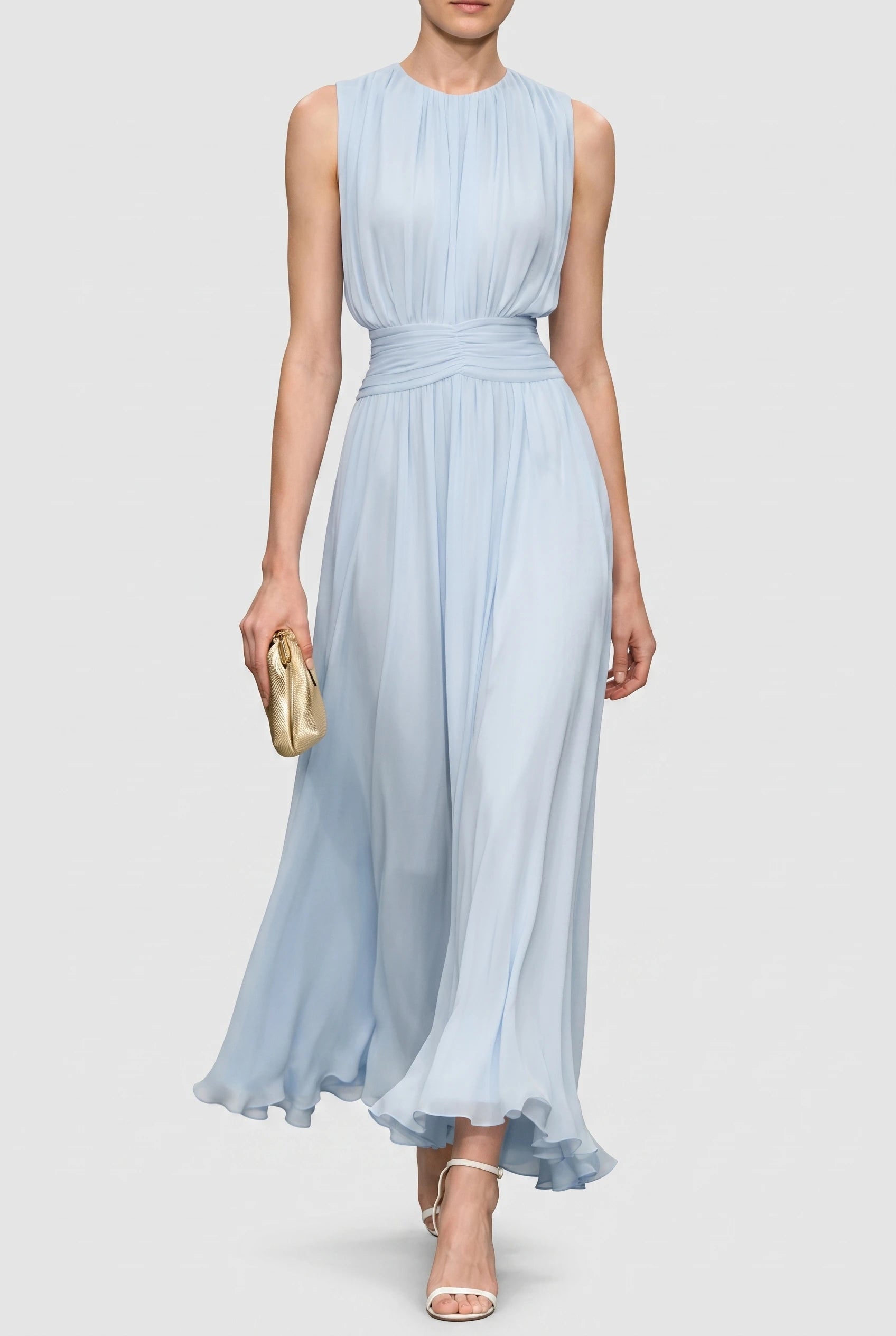 Women's Fitted Maxi Dress – Wedding Guest