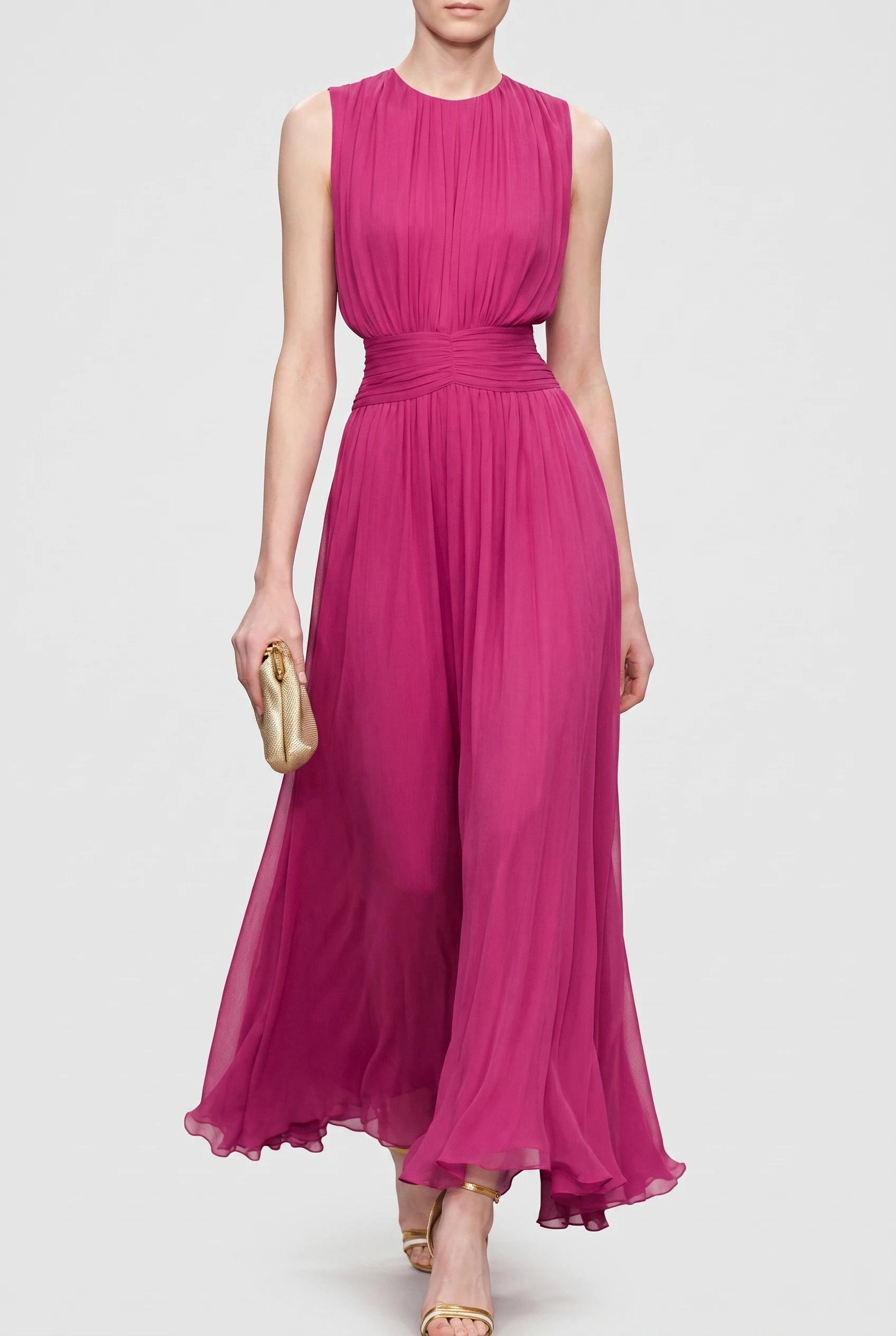 Women's Fitted Maxi Dress – Wedding Guest