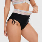 High-Waist Bikini Set - V-Neck Tummy Control