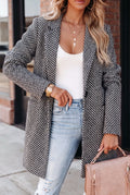 Women's Long Overcoat – Wool Blend