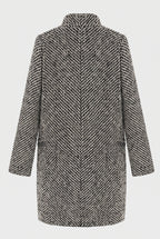 Women's Long Overcoat – Wool Blend