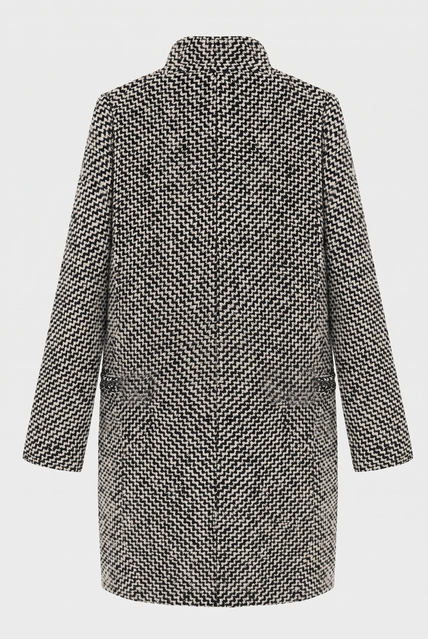 Women's Long Overcoat – Wool Blend