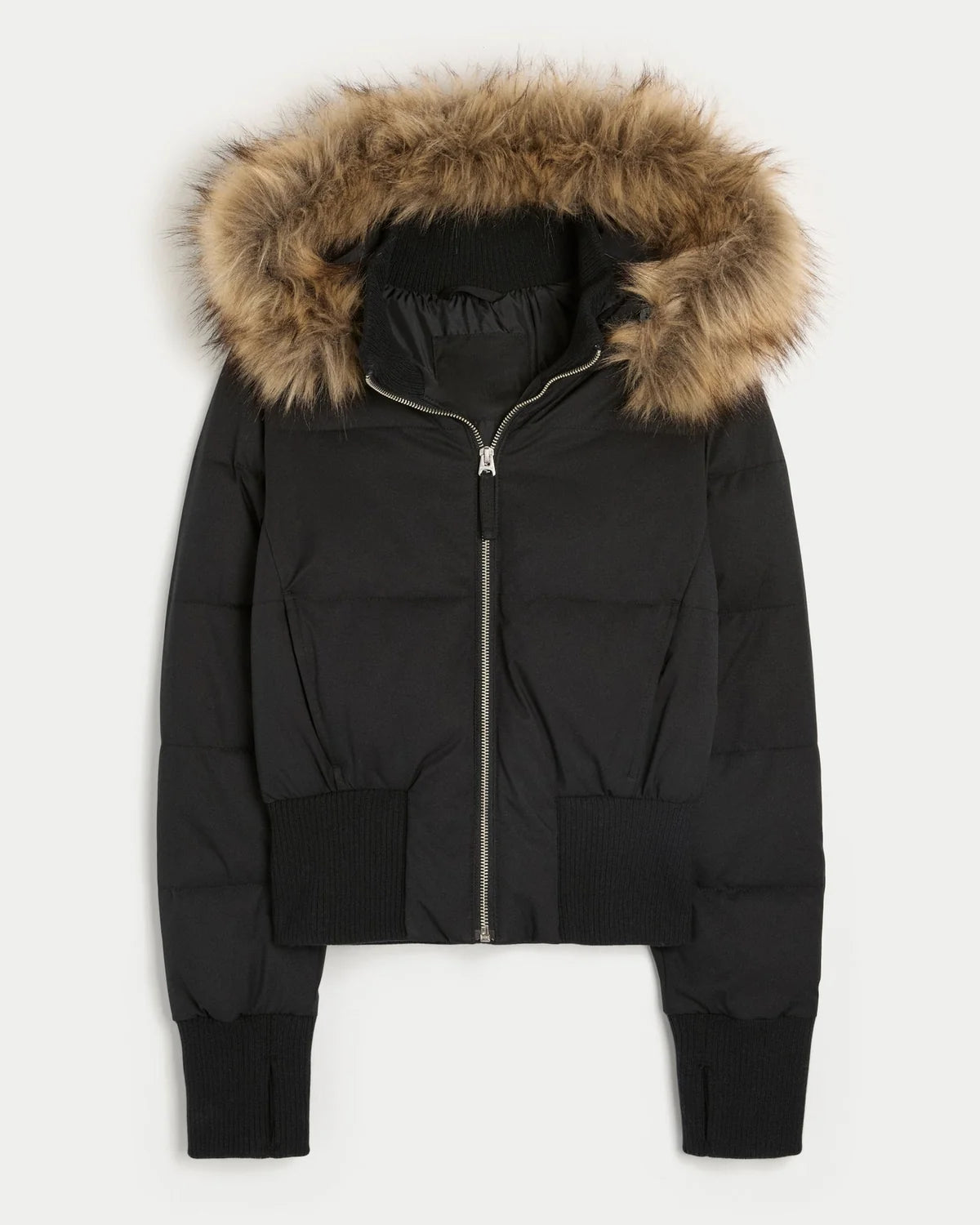 Women's Quilted Winter Jacket – Hooded