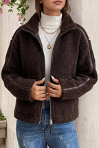 Women's Teddy Jacket – Sherpa Fleece