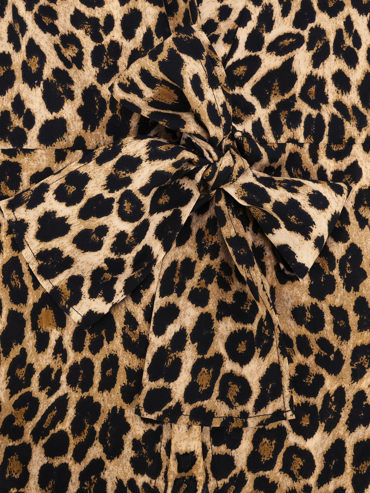 Women's Chic Leopard Print Blazer Jacket – Tie Waist