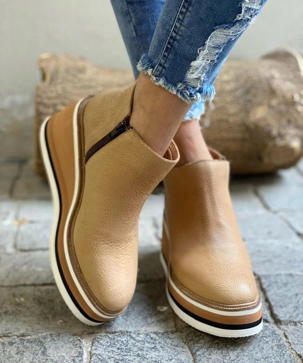 Inés | Botines Cómodos Con Cremallera
