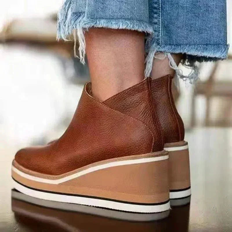 Inés | Botines Cómodos Con Cremallera