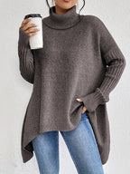 Natalia | Suéter Oversize Con Cuello Alto