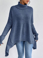 Natalia | Suéter Oversize Con Cuello Alto