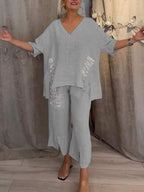 BIANCA | Elegant Two-Piece Summer Set For The Sunny Days