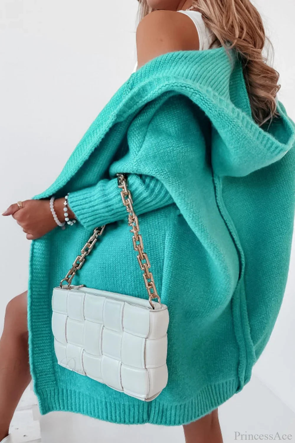 Women's Cozy Knit Cardigan – Color Block