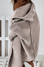 Women's Cozy Knit Cardigan – Color Block