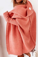 Women's Cozy Knit Cardigan – Color Block