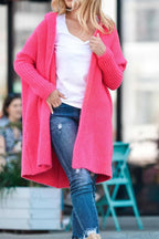 Women's Cozy Knit Cardigan – Color Block