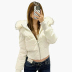 Women's Quilted Winter Jacket – Hooded