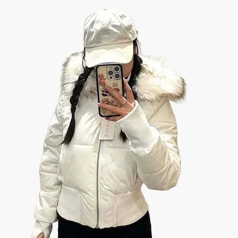 Women's Quilted Winter Jacket – Hooded