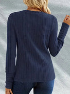 Longsleeve With Ribbed Texture