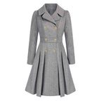 Women's Winter Overcoat – Lapel Collar