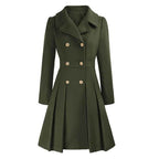 Women's Winter Overcoat – Lapel Collar