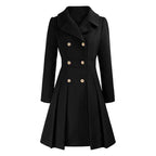 Women's Winter Overcoat – Lapel Collar