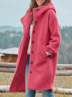 Charlotte | Cozy Hooded Coat – Structured Fit