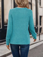 Longsleeve With Ribbed Texture
