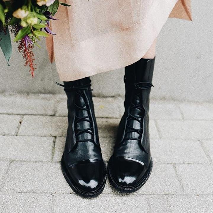Beatriz | Botas Altas Con Cordones