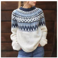 Emma | Cozy Fair Isle Sweater – Warm Knit
