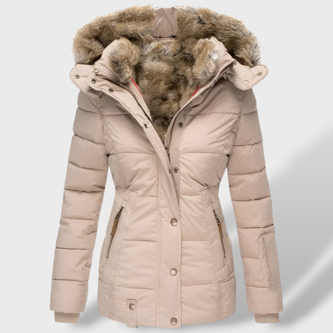 Sophia Down Jacket – Fitted Hooded