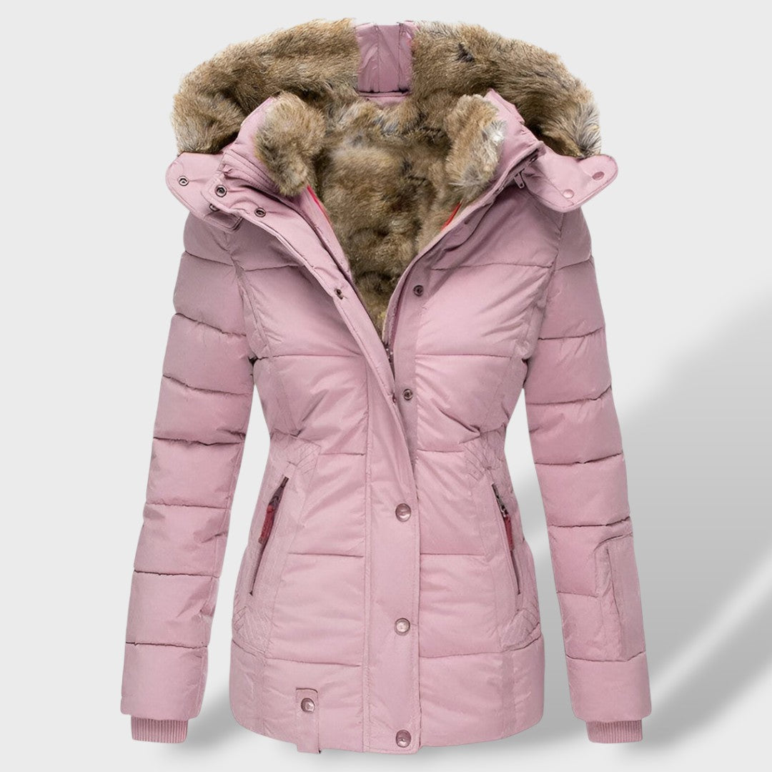 Sophia Down Jacket – Fitted Hooded